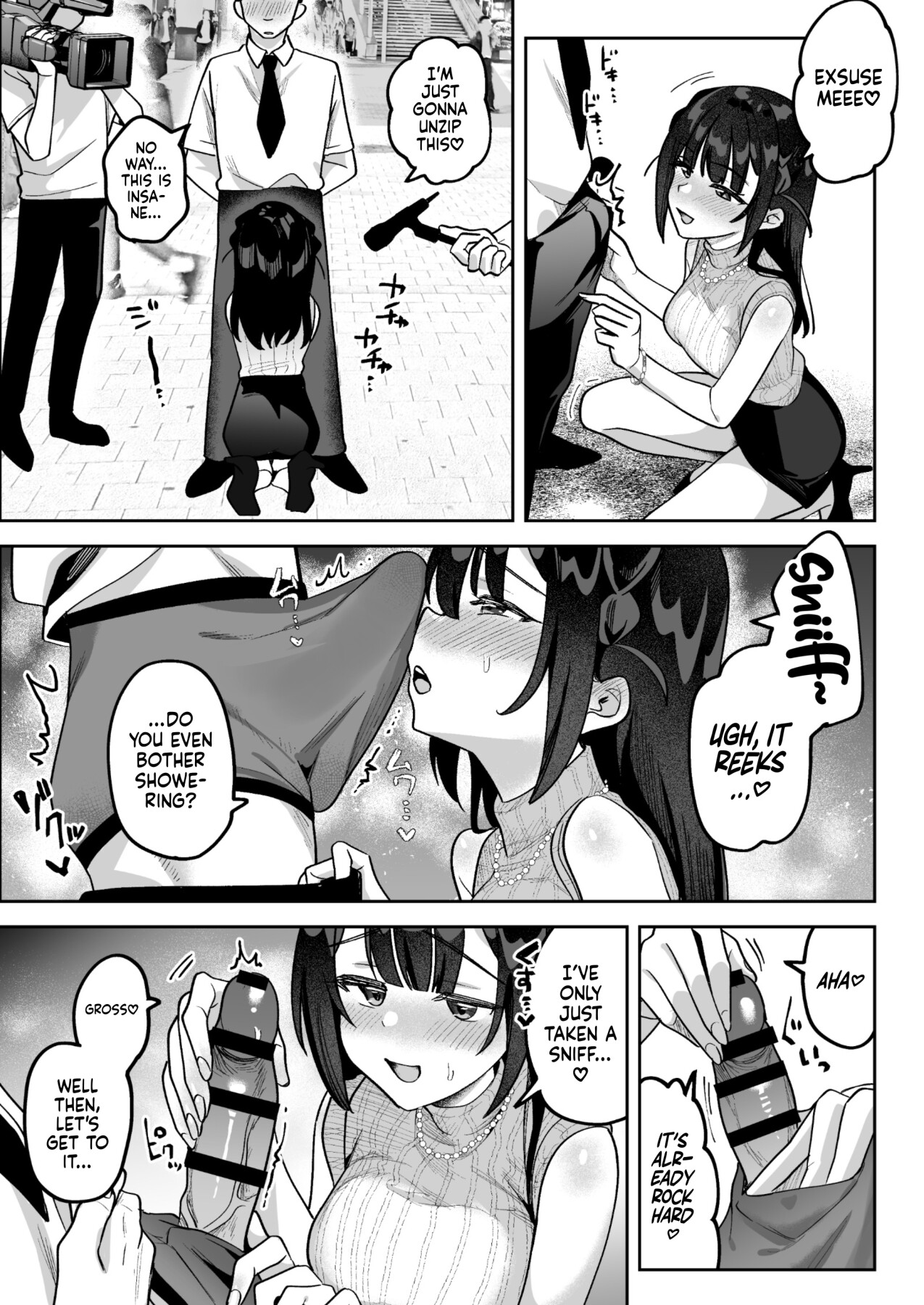 Hentai Manga Comic-Mue-Chan, Penis Gourmet Reporter-Read-4